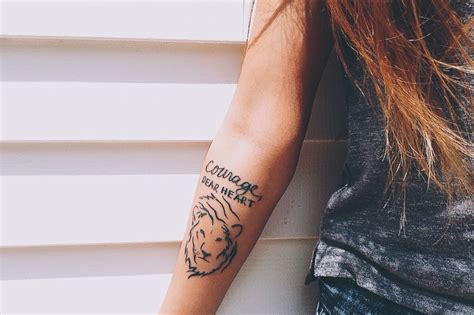 Image Result For Courage Dear Heart Tattoo Sister Tattoos Girl Tattoos