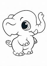 Elefanti Elefante Stampare Facili Disegnare Pianetabambini Animale Piccolo Singolarmente Cuccioli sketch template