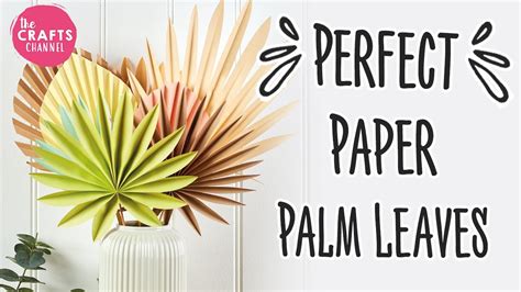 paper palm leaves templates paper craft