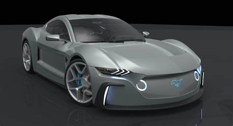 ford mustang electric study envisions muscle car    future carscoops ford