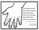 Luther Mlk Hands Poem Mensaje Daze Inglés Handprint Handprints Ciclo sketch template