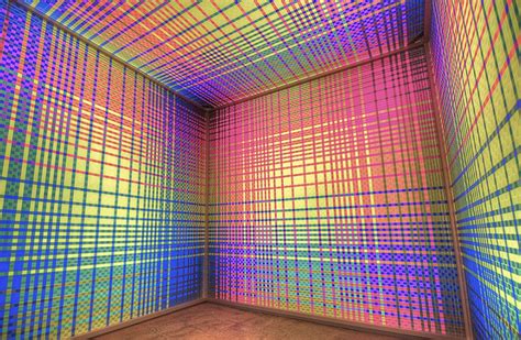 megan geckler rainbow cube installation  la cube rainbow art sculpture installation
