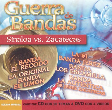 guerra de bandas sinaloa vs zacatecas [cd and dvd] various artists