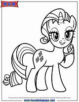 Coloring Pony Unicorn Pages sketch template