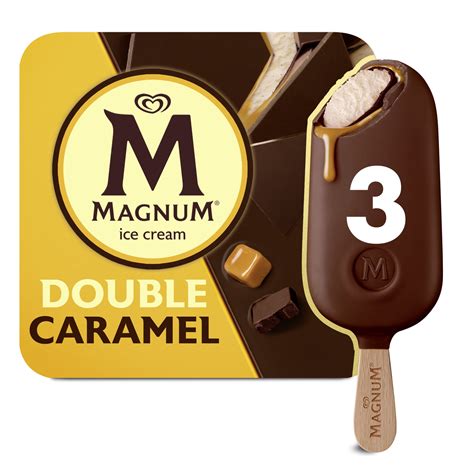 magnum ice cream bars double caramel  oz  count walmartcom walmartcom