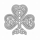 St Patricks Drawings Clip Shamrock Line Saint Cliparts Celtic Clover Coloring Drawing Attribution Forget Link Don Irish Designs Svg sketch template