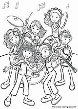 Coloring Pages Girl Girls Music Groovy Hot Band Coloriage Kids Staff Colorier Dessin Kinra Colouring Musique Printable Musical Getcolorings Imprimer sketch template