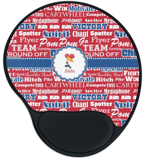Cheerleader Mouse Pad With Wrist Support Youcustomizeit