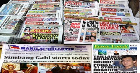 philippines newspapers  tabloids