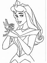Coloring Pages Princess Disney Aurora Recommended Printable sketch template