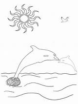 Lumba Mewarnai Ikan Gambar Coloring Realisticcoloringpages Dolphins sketch template