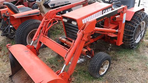 vintage garden tractor   front  loader isavetractors