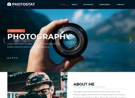 photography website html templates  stunning photo gallery