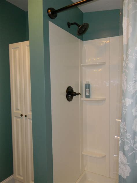 inexpensive mobile home bathroom showers home family style  art ideas