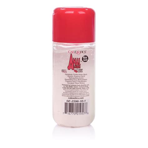Cherry Anal Lube Water Based Slick Butt Ese Relax Lubricant Enhancer