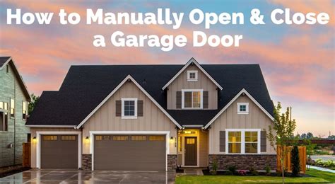 manually open close  garage door product review lad