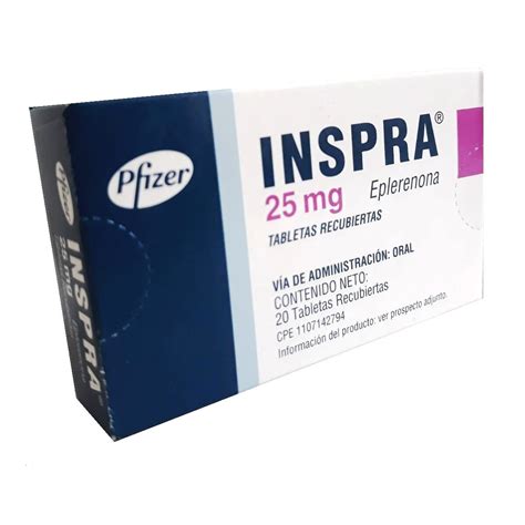 inspra  mg  tabletas farmacia el tunel