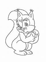 Eekhoorn Schattige Kleurplaat Ardilla Squirrel Dibujosparaimprimir Leukekleurplaten Kleurplaten Coloringpage Dibujos Leuke Eekhoorns één sketch template