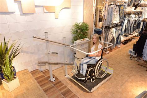 sr inclined platform stair lift staircase wheelchair access terry
