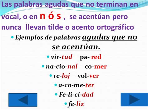 Ejemplos De 10 Palabras Agudas Con Tilde Opciones De Ejemplo