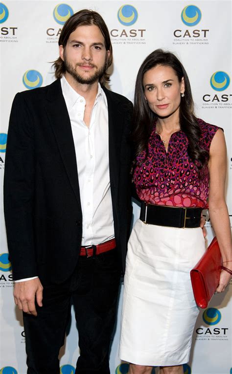 Why Demi Moore Fulfilled Ashton Kutcher S Threesome Fantasies E Online