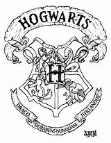 Hogwarts Coloring Crest Pages Para Express Colorear Escudo Template Crests Dibujos Guardar sketch template