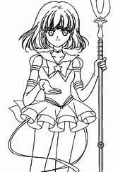 Sailor Saturn Coloring Pages Moon Printable Kids Color Library Print Villains Book Scouts Mercury Choose Board Clipart Popular S277 Photobucket sketch template