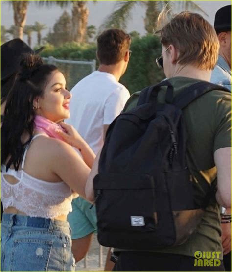 ariel winter bares some skin at coachella with levi meaden photo
