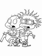 Coloring Rugrats Pages sketch template