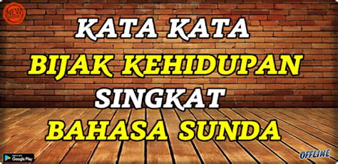 kata bijak kehidupan bahasa sunda kata kata mutiara