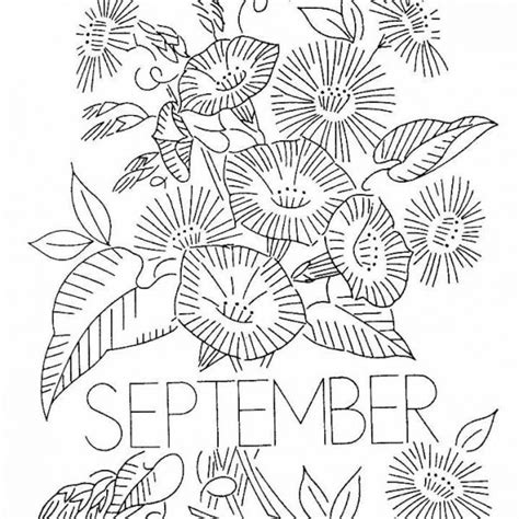september coloring pages  printable coloring pages