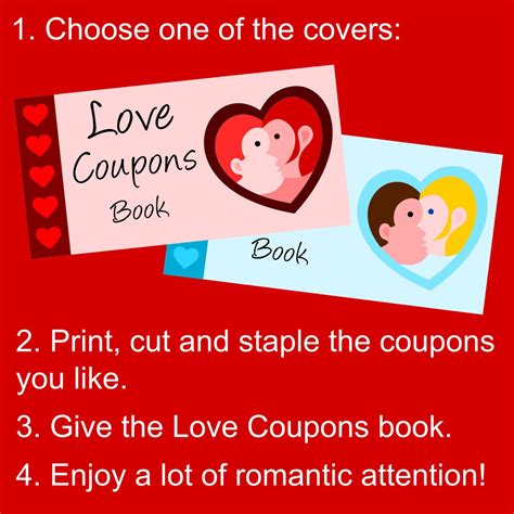 printable love coupons book for him and her valentine s etsy