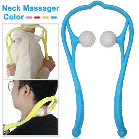 neck massager for neck and shoulder dual trigger point self massage