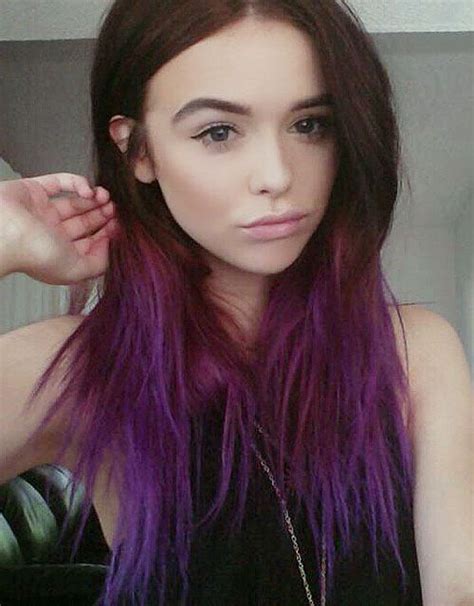 purple brown hair ideas  pinterest plum hair colour