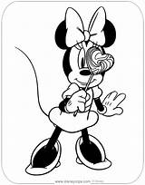 Minnie Coloring Disneyclips Lollipop Kiezen sketch template