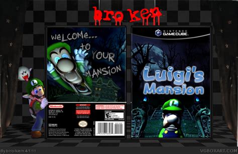 Luigi S Mansion Gamecube Box Art Cover By B R O K E N