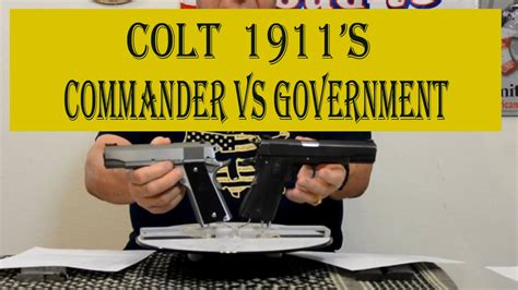 1911 commander vs government 1911 youtube