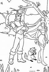 Pocahontas Coloring Pages Smith John Printable Disney Kids Cool2bkids Jhon Getcolorings Color Native American sketch template
