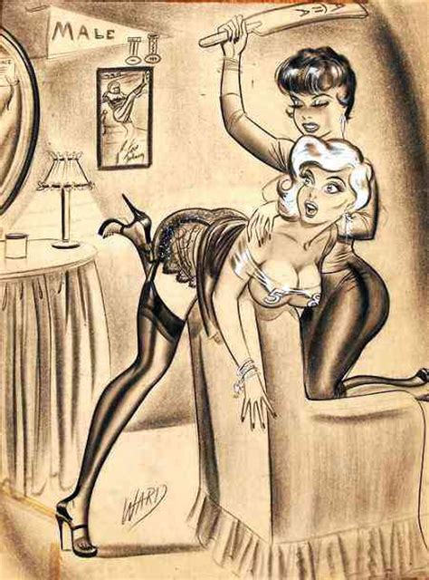 bill ward female female spanking cartoons fetish artists