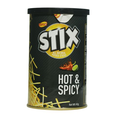 buy kitco stix hot spicy   shop food cupboard  carrefour uae