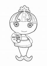 Coloring Doll Printable Pages Popular Coloringhome sketch template