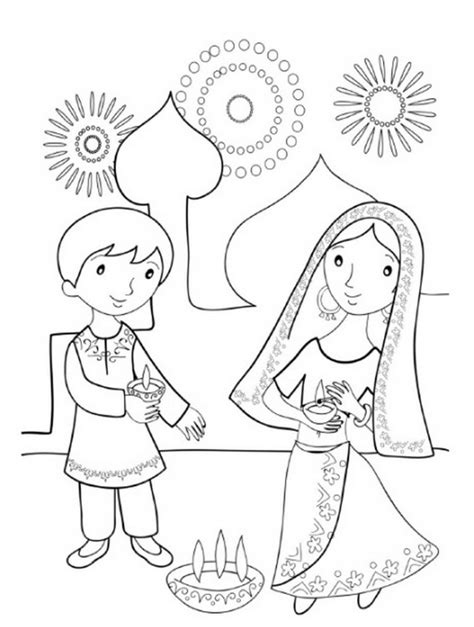 diwali  coloring pages png  file   font