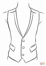 Waistcoat Coloring Pages Drawing Printable Categories sketch template