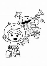 Umizoomi Nate Coloring4free Momjunction sketch template