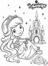 Shortcake Coloring Pages Strawberry Castle Printable Friends Berrykins Color Girls Drawing Skip Main Do sketch template