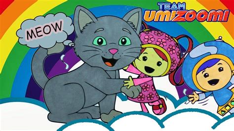 kitten  meowing team umizoomi coloring book cat  milli geo episod