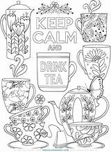 Drink Calm Dover Publications Calming Craftgossip Haven Crown Bloglovin Doverpublications Coloringpage Mure Holbrook sketch template