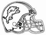 Coloring Pages Detroit Football Broncos Lions Logo Denver Color Kids Helmet Tigers Print Helmets Clipart Lion Cleveland Nfl Printable Sheets sketch template