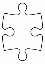 Puzzle Autism Autismo sketch template