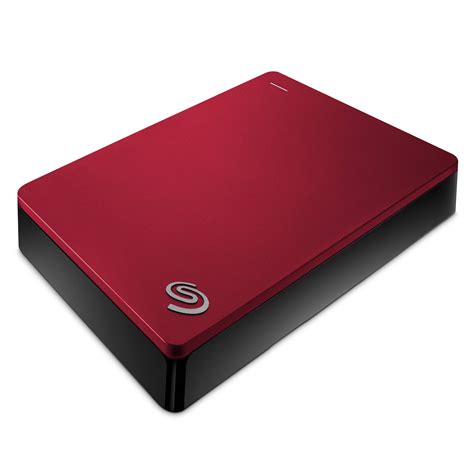 seagate tb backup  portable hard drive red stdr